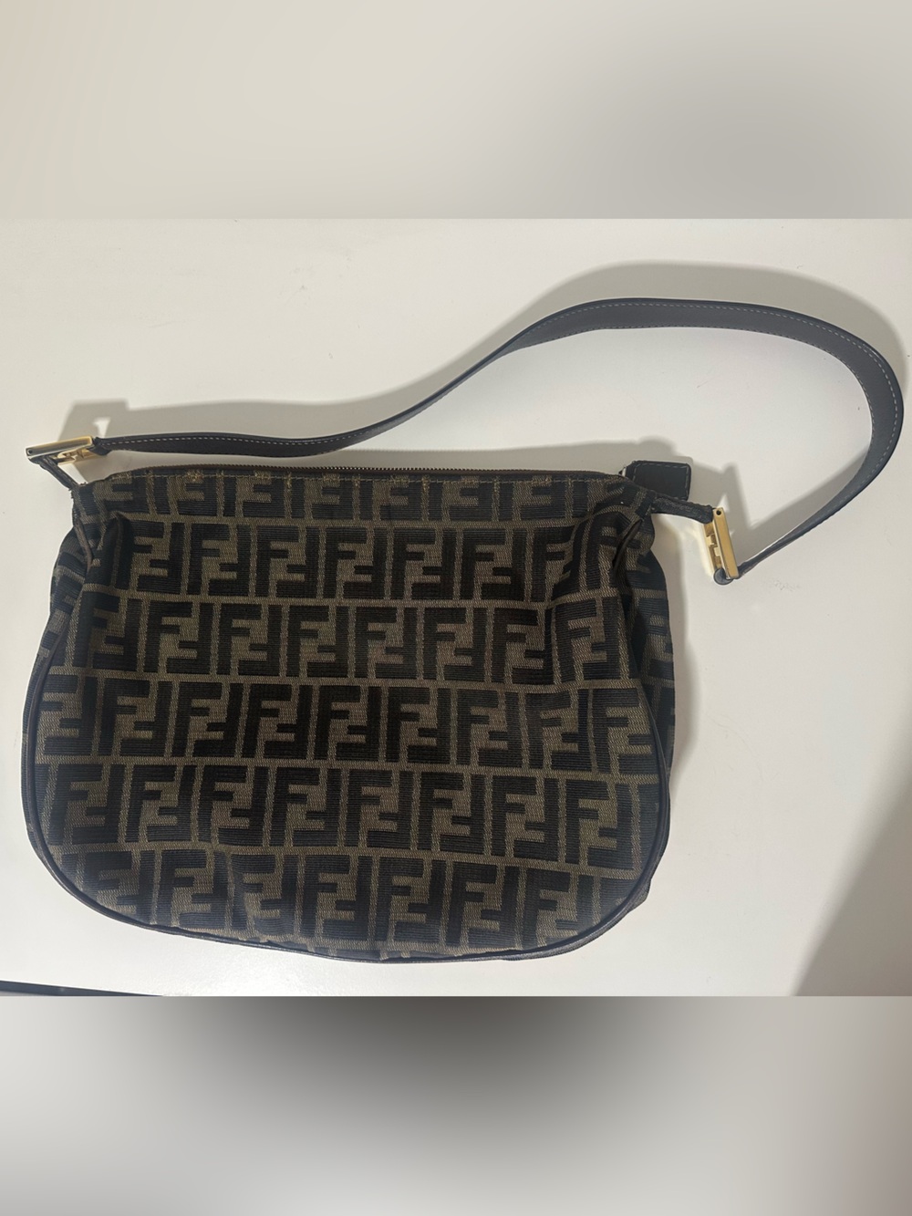 Fendi Zucca Monogram Shoulder Bag